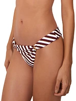 Boardwalk Bia Striped Bikini Bottom