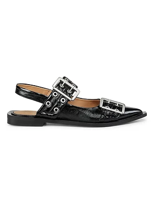 Buckle Ballerina Flats