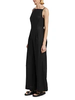 Ciara Linen Straight-leg Jumpsuit