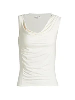 Darla Ruched Knit Sleeveless Top