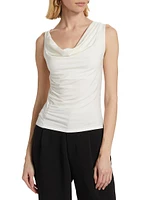 Darla Ruched Knit Sleeveless Top