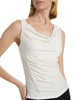 Darla Ruched Knit Sleeveless Top