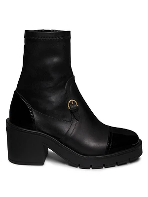 Selyna 55MM Leather Booties