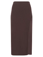 Ayoko Ribbed Midi Skirt