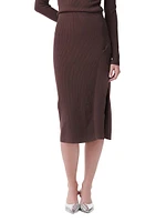 Ayoko Ribbed Midi Skirt