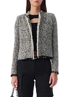 Hazela Fringed Tweed Jacket