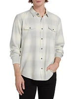 Everett Plaid Cotton-Blend Shirt