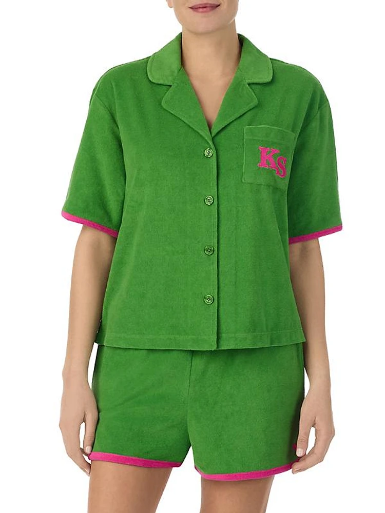 Monogram Terry Pajamas