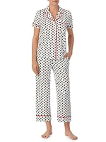 Ladybug Dot Crop Pajamas