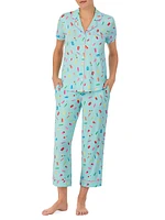 Popsicle Cropped Pajama Set