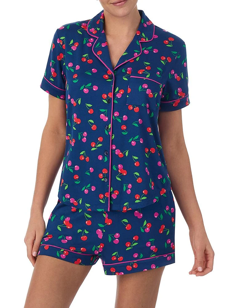 Cherry Boxer Pajamas