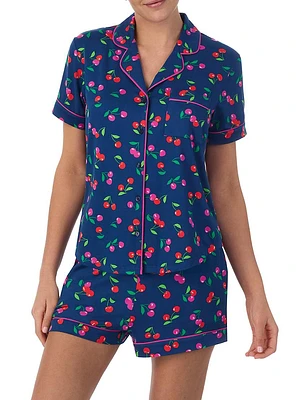 Cherry Boxer Pajamas