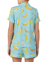 Banana Short-Sleeve Pajamas