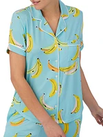 Banana Short-Sleeve Pajamas