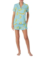 Banana Short-Sleeve Pajamas