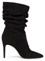 90MM Suede Slouch Shaft Boots