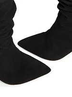 90MM Suede Slouch Shaft Boots