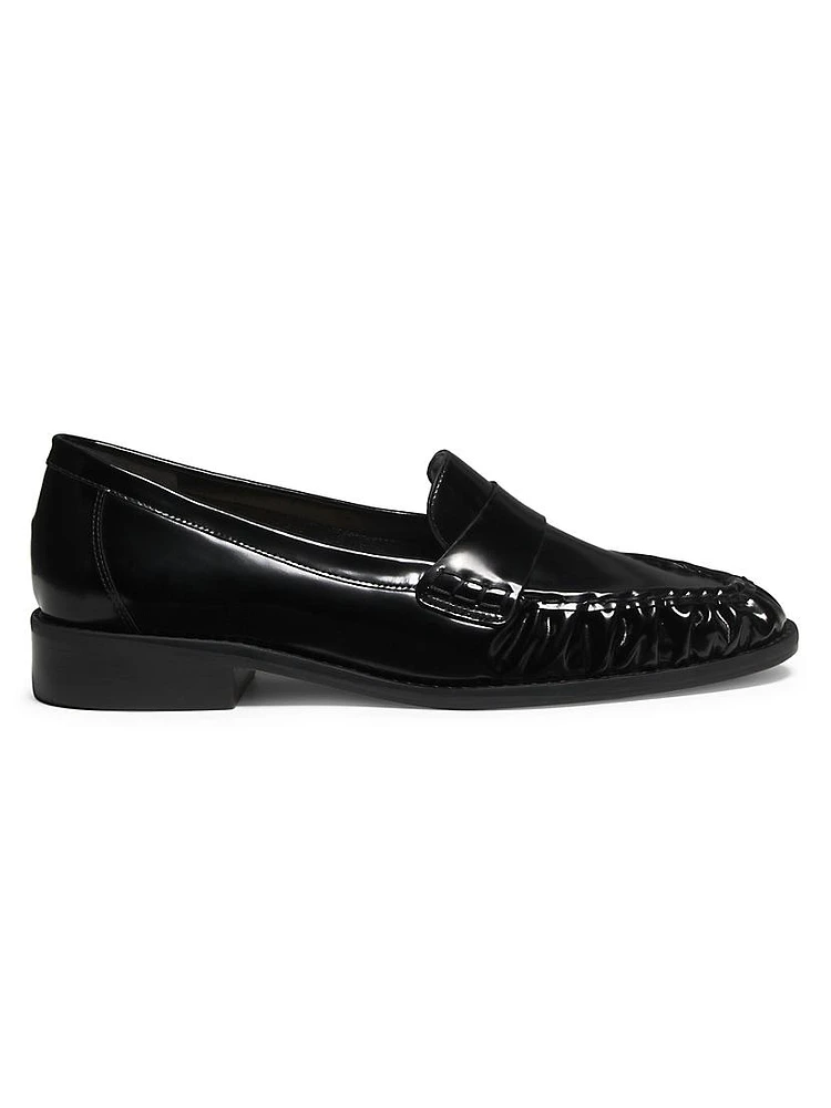 Classic Crocodile-Embossed Loafers