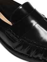 Classic Crocodile-Embossed Loafers