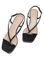 Barely There 50MM Leather Sandals