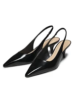 40MM Kitten-Heel Slingback Pumps