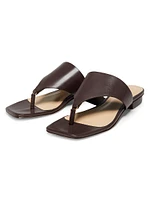 Ring Leather Sandals