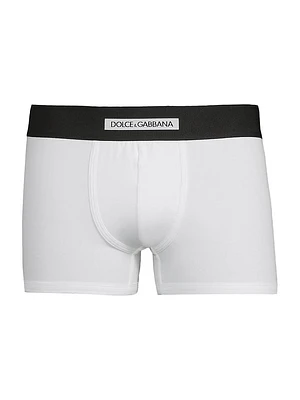 Logo Cotton-Blend Boxer Briefs