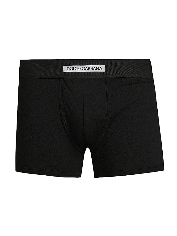 Logo Cotton-Blend Boxer Briefs