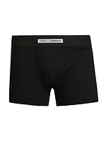 Logo Cotton-Blend Boxer Briefs