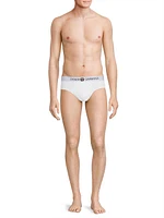 Logo Cotton-Blend Briefs