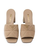 Stitched Suede Sandals