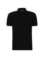 Interlock-Cotton Slim-Fit Polo T-Shirt