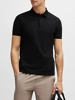 Interlock-Cotton Slim-Fit Polo T-Shirt