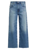 Saige High-Rise Wide-Leg Crop Jeans