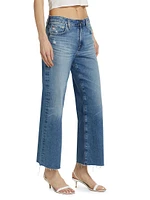 Saige High-Rise Wide-Leg Crop Jeans