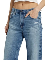 Saige High-Rise Wide-Leg Crop Jeans