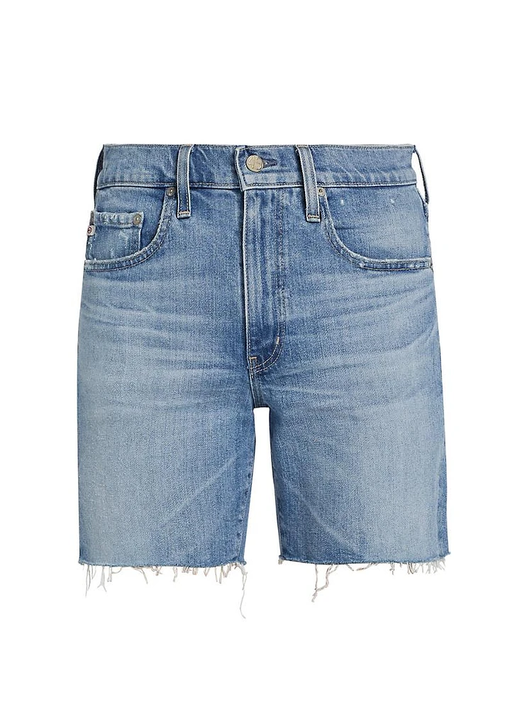 Ex-Boyfriend Denim Slim-Fit Bermuda Shorts