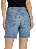 Ex-Boyfriend Denim Slim-Fit Bermuda Shorts