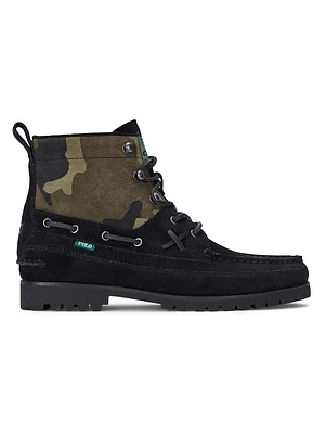 Ranger Camouflage Suede Boots
