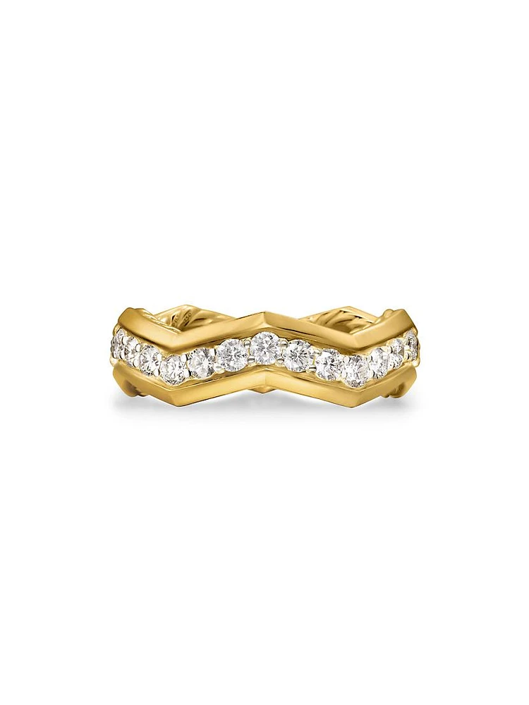 Zig Zag Stax™ Ring 18K Yellow Gold