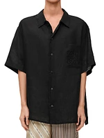 LOEWE x Paula's Ibiza Linen-Blend Camp Shirt