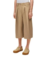 LOEWE x Paula's Ibiza Pleated Cotton Shorts