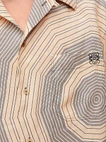 LOEWE x Paula's Ibiza Spiral Linen Camp Shirt