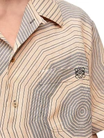 LOEWE x Paula's Ibiza Spiral Linen Camp Shirt