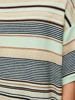 LOEWE x Paula's Ibiza Striped Linen & Cotton-Blend T-Shirt