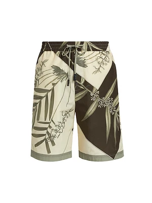 LOEWE x Paula's Ibiza Patchwork Mid-Length Shorts