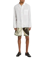 LOEWE x Paula's Ibiza Patchwork Mid-Length Shorts