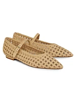 Gracie Braided Mary Jane Ballet Flats