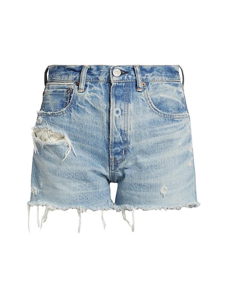 Ridgmere Distressed Denim Shorts