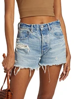 Ridgmere Distressed Denim Shorts